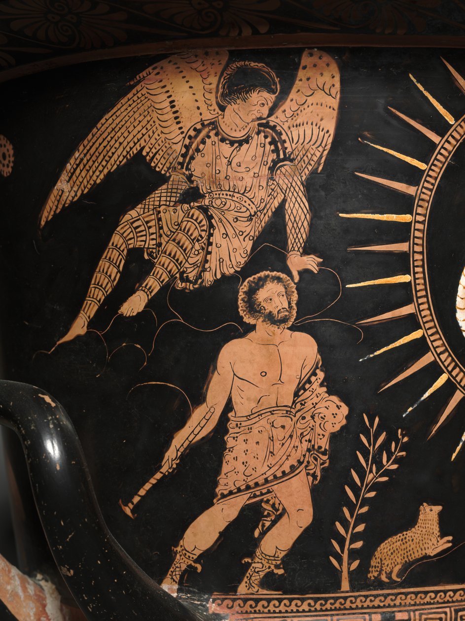 Lucanian Calyx-Krater, ok.400 pne (ceramiczne) autorstwa Painter Policoro
