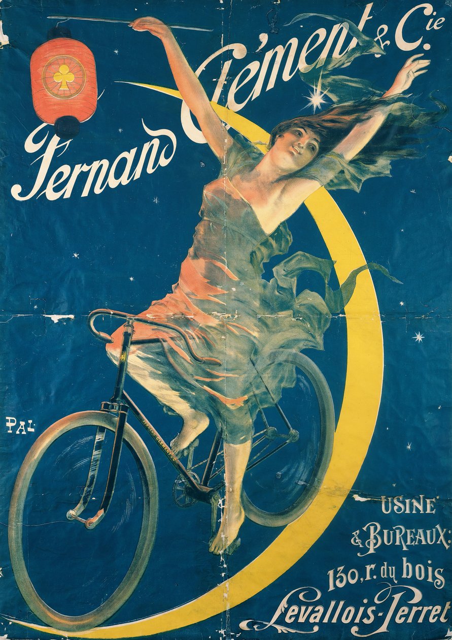 Plakat reklamujący rowery „Fernand Clement” autorstwa Pal