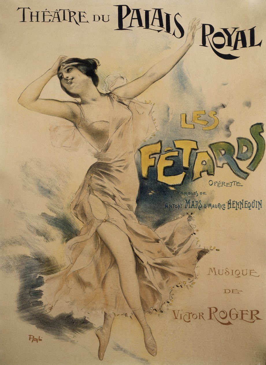 Plakat do Le Fetards, operetki, libretta Antony