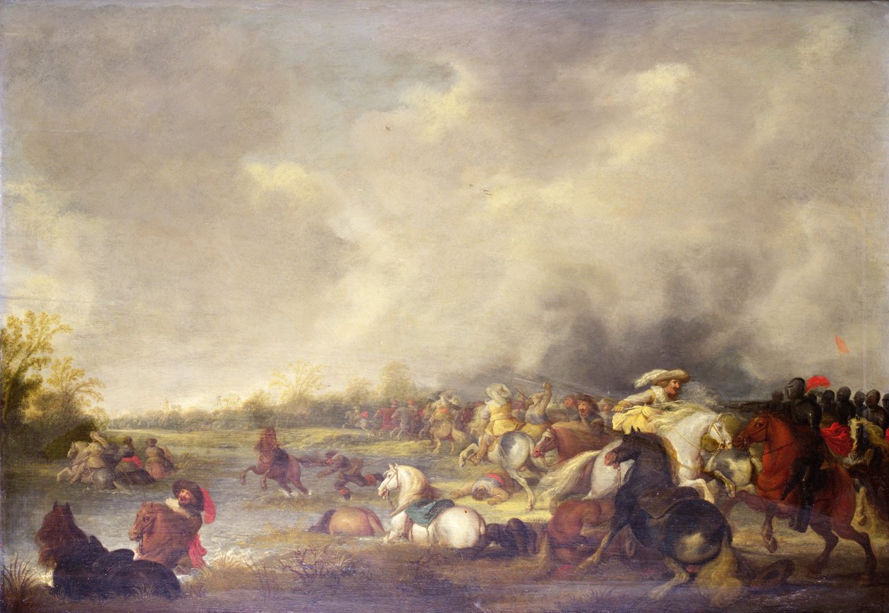 Bitwa pod Lutzen (1632) autorstwa Anthonie Palamedesz