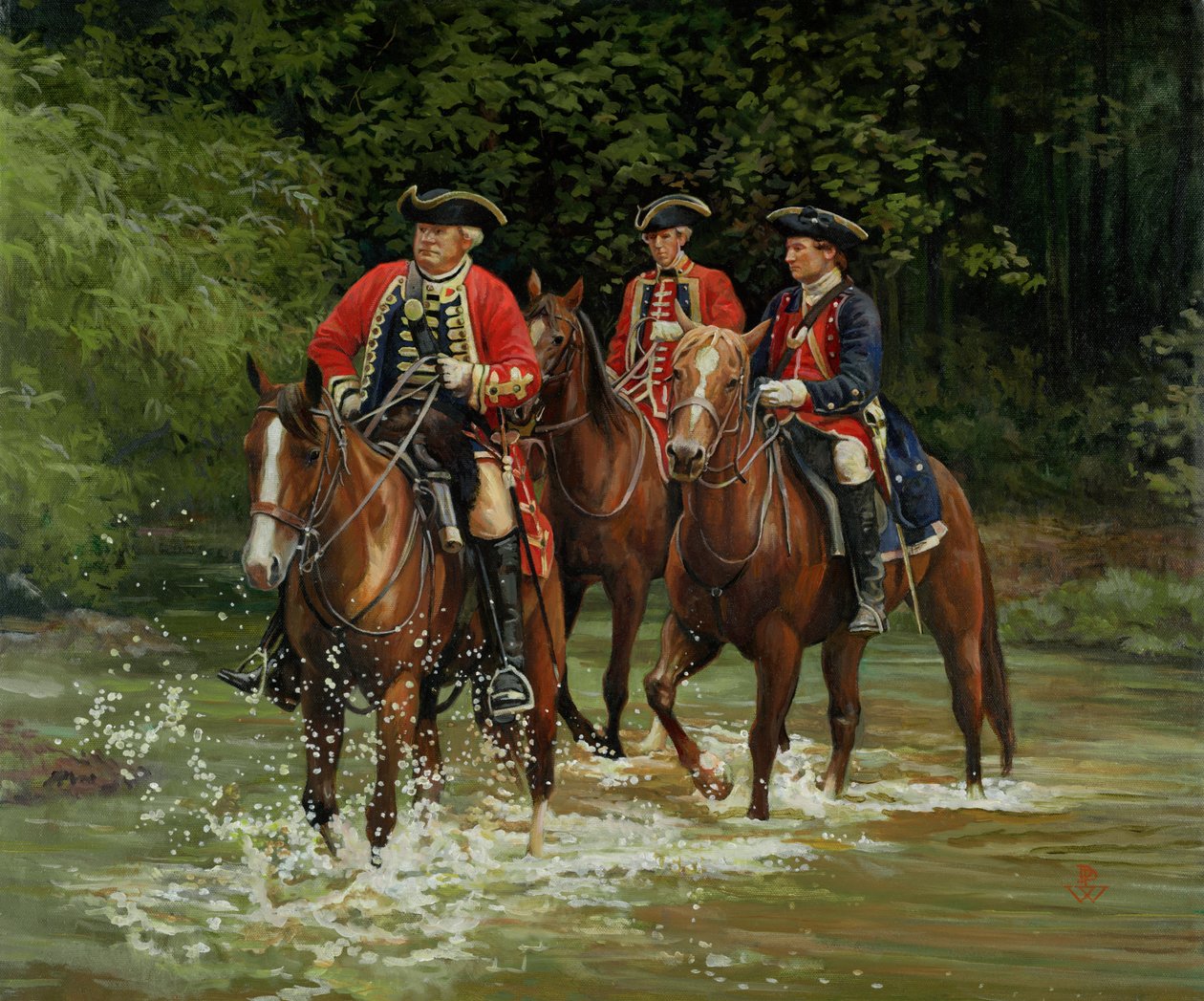 Wyprawa z 1755 roku, 2011 (olej na płótnie) autorstwa Pamela Patrick White
