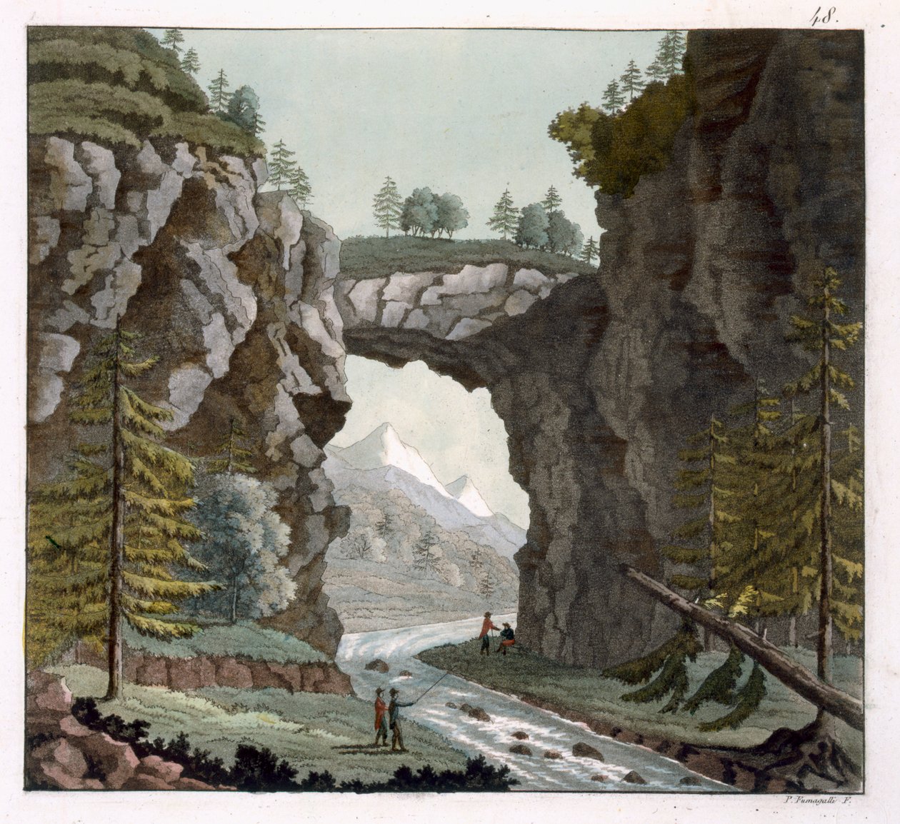The Rock Bridge, Virginia, z 