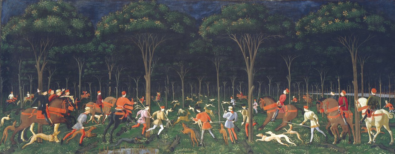 Nocne polowanie autorstwa Paolo Uccello