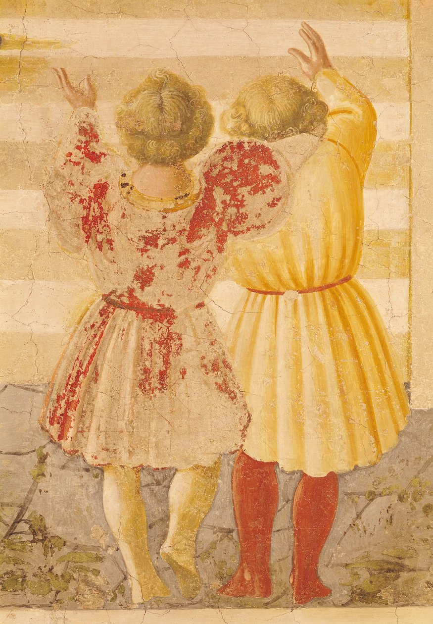 Ofiarowanie Maryi w Świątyni, 1433-34 (więcej) autorstwa Paolo Uccello