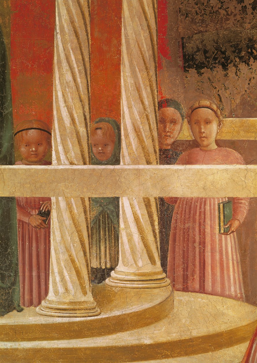 Ofiarowanie Maryi w Świątyni, 1433-34 (więcej) autorstwa Paolo Uccello