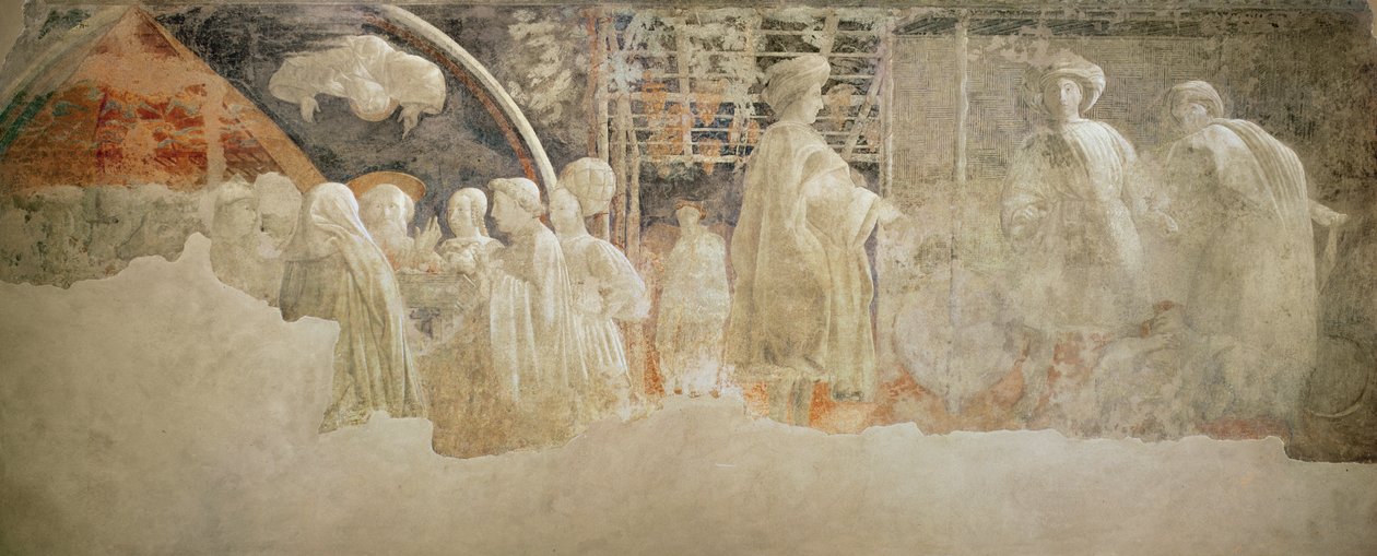 Ofiara i euforia Noego, 1446-8 autorstwa Paolo Uccello