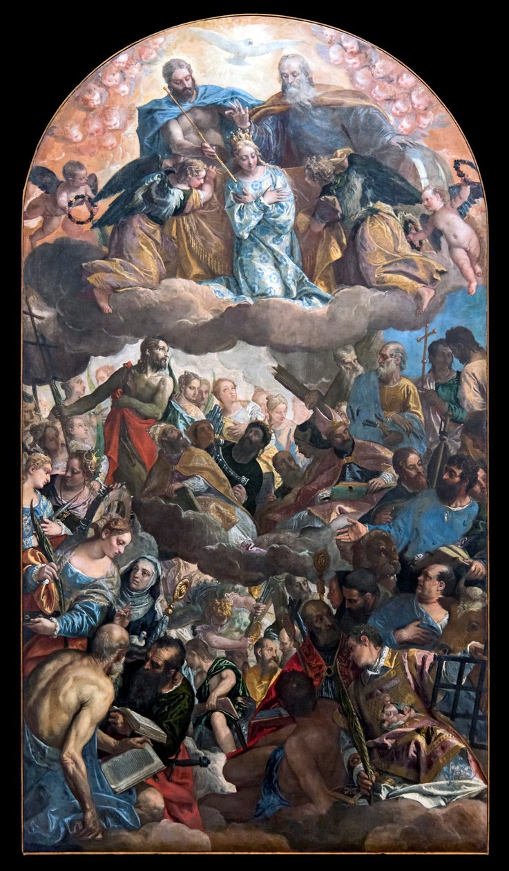 Koronacja Marii autorstwa Paolo Veronese