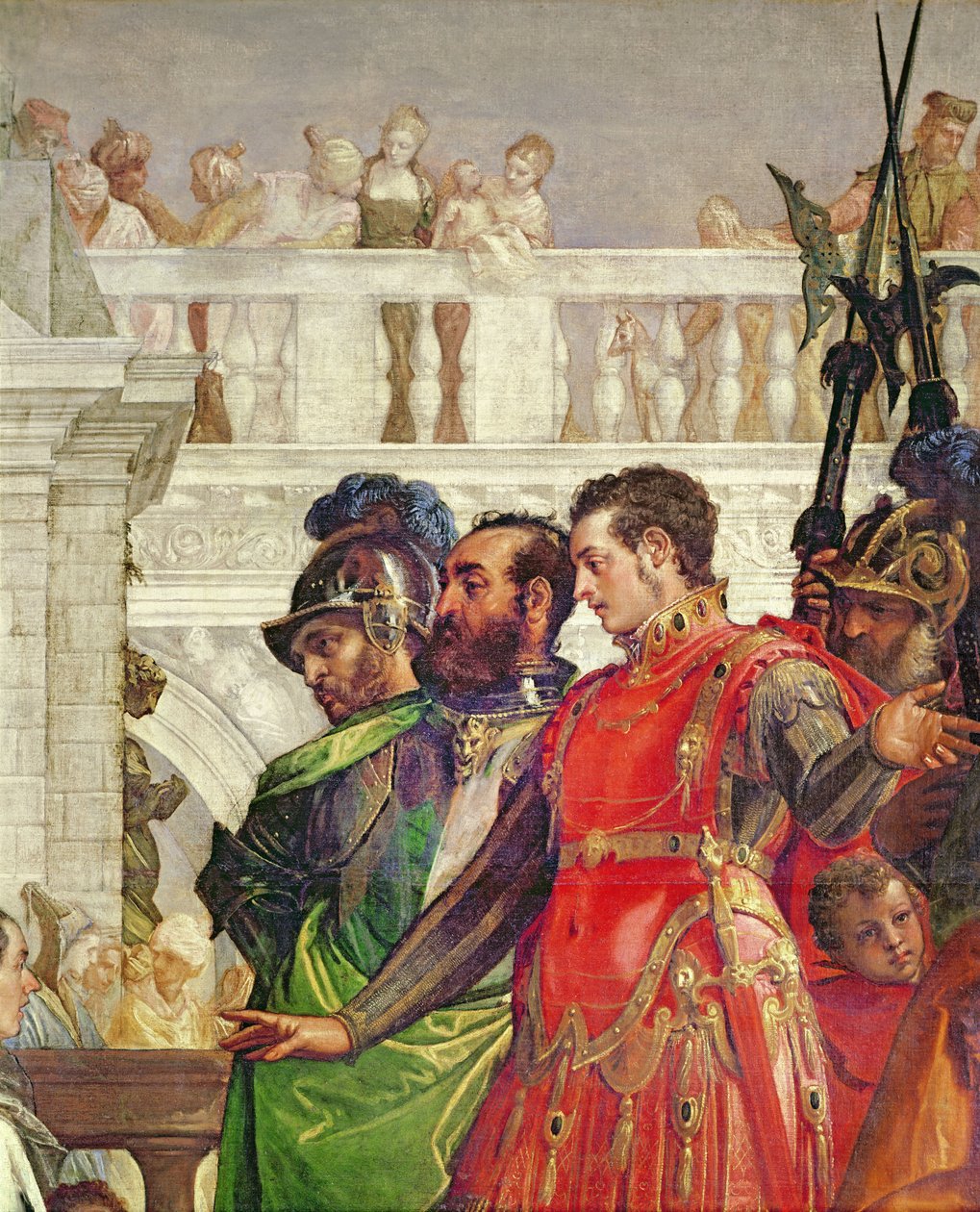 Rodzina Dariusza przed Aleksandrem Wielkim (356-323 pne) (detal z 2915) autorstwa Paolo Veronese
