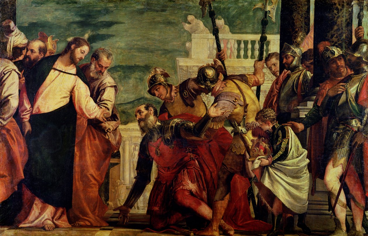 Jezus i setnik autorstwa Paolo Veronese