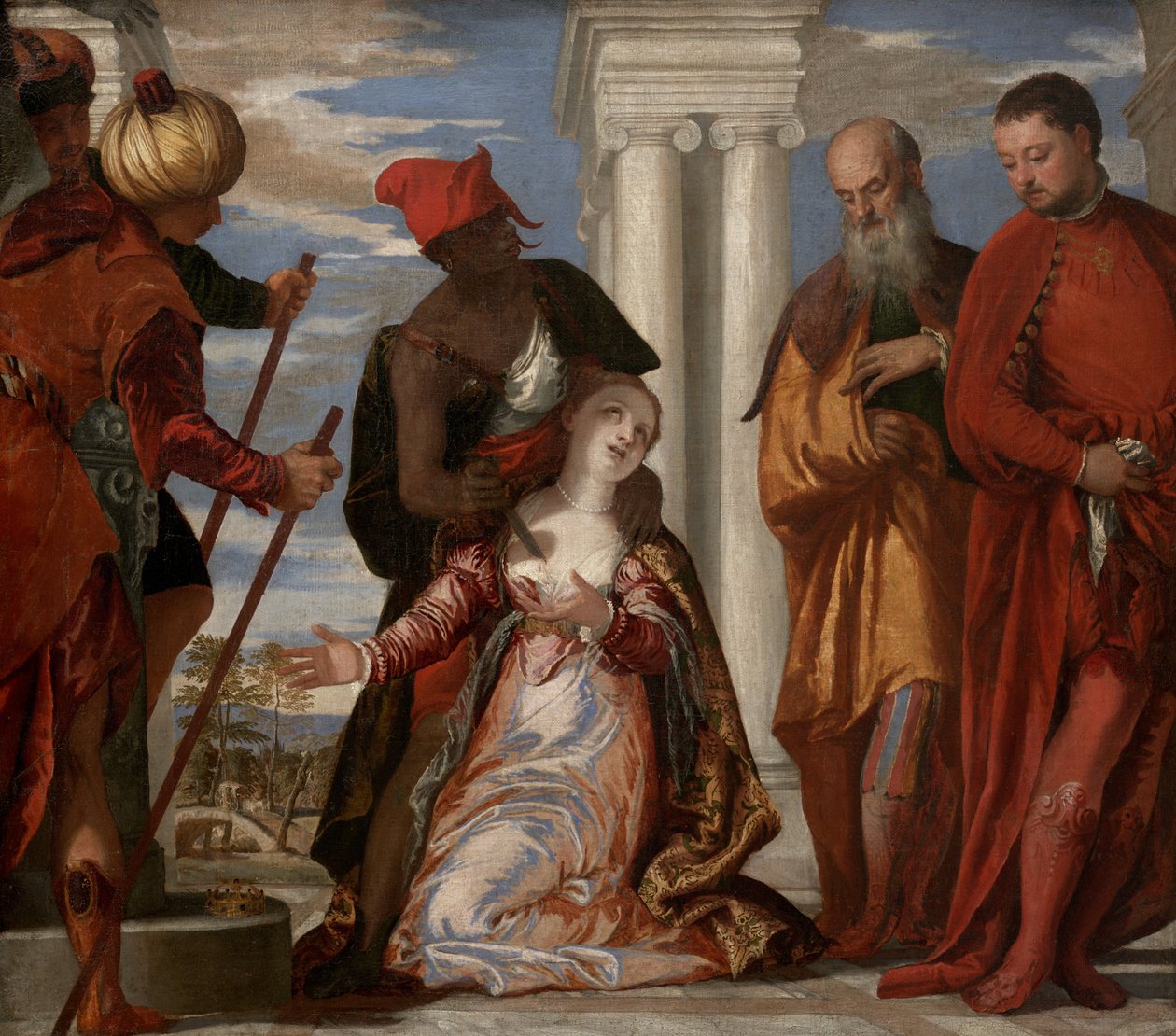 Męczeństwo Santa Giustina autorstwa Paolo Veronese