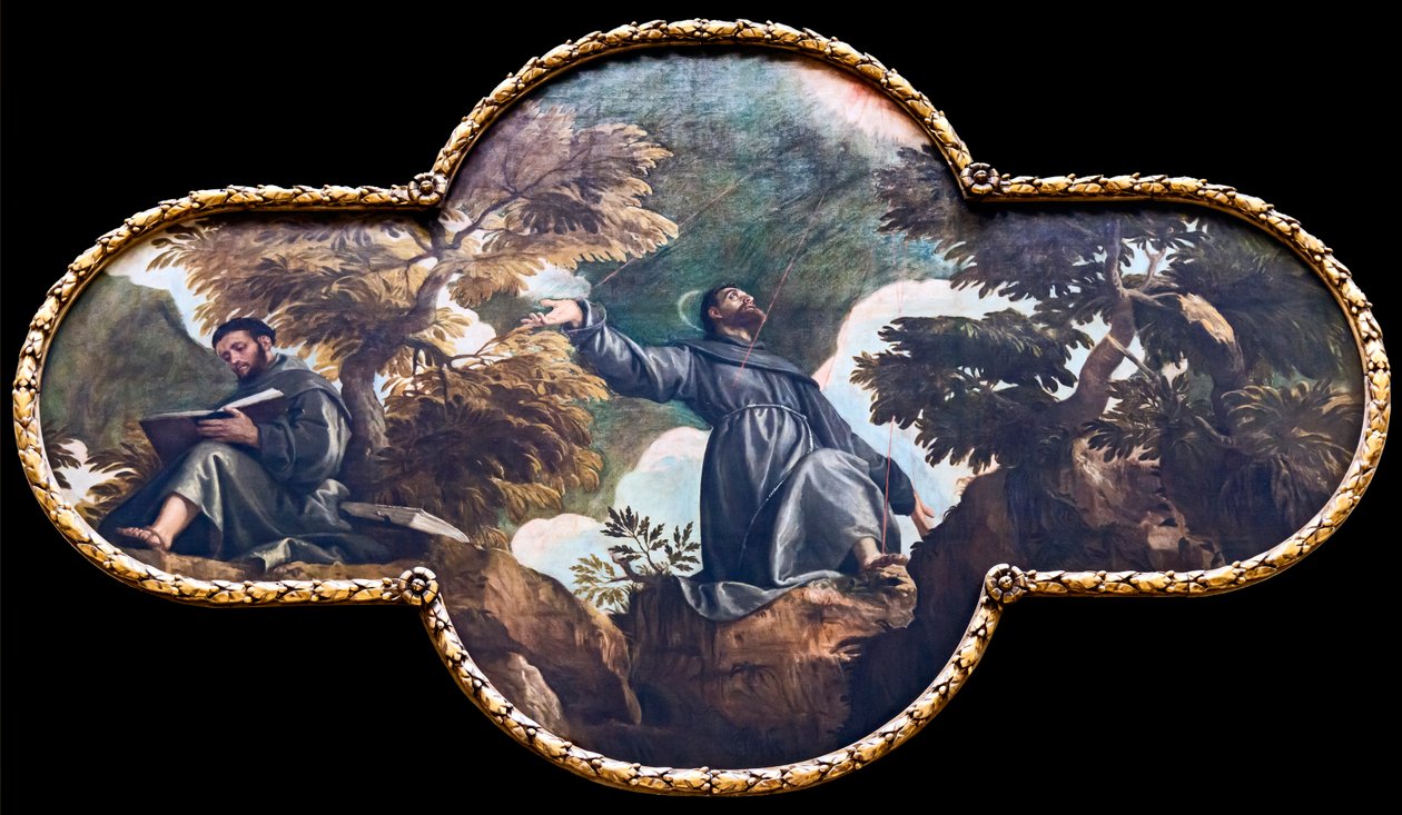 Stygmaty św. Franciszka autorstwa Paolo Veronese