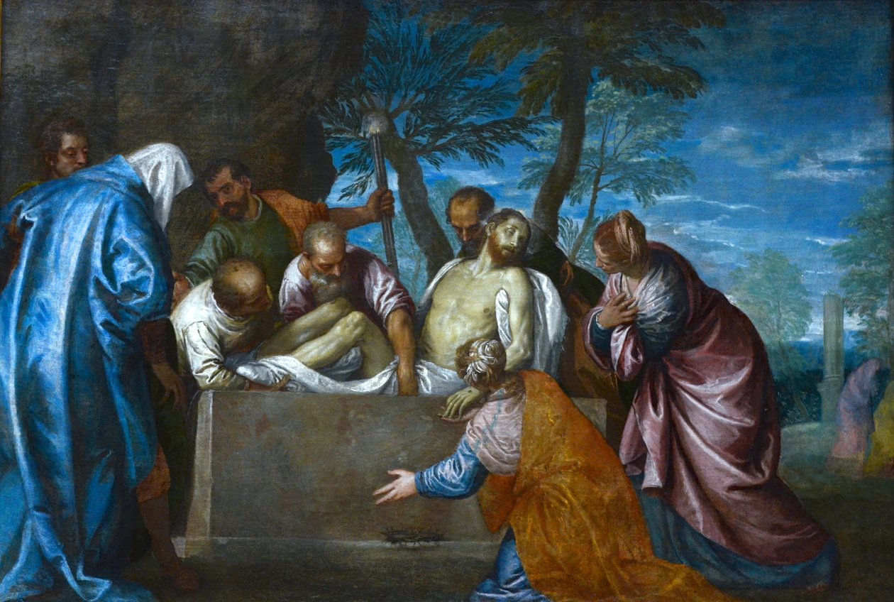 Złożenie do grobu autorstwa Paolo Veronese