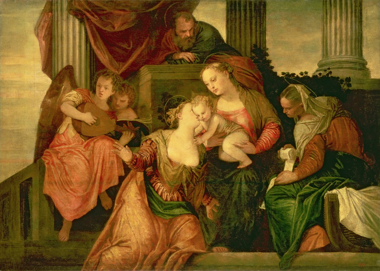 Mistyczne zaślubiny św. Katarzyny, ok. 1548 r. autorstwa Paolo Veronese