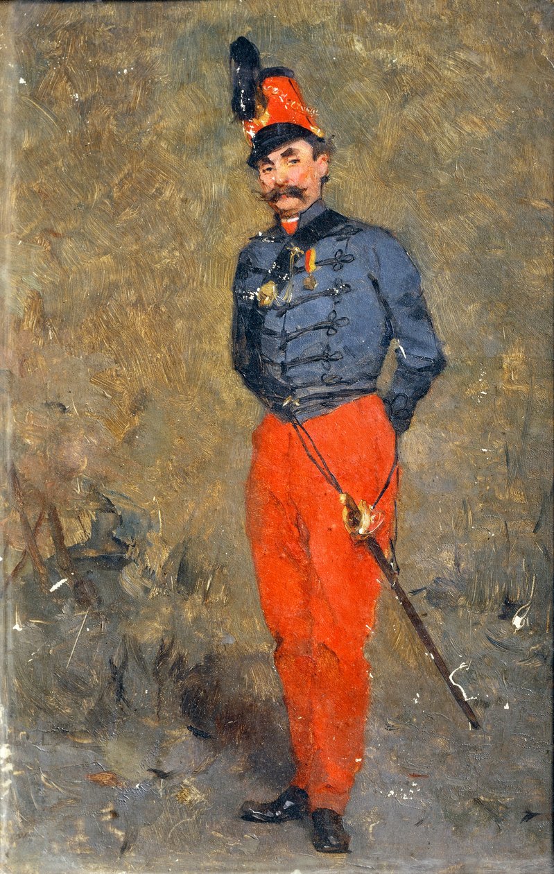 Portret Luigiego Comastri (olej na płótnie) autorstwa Paolo Bedini