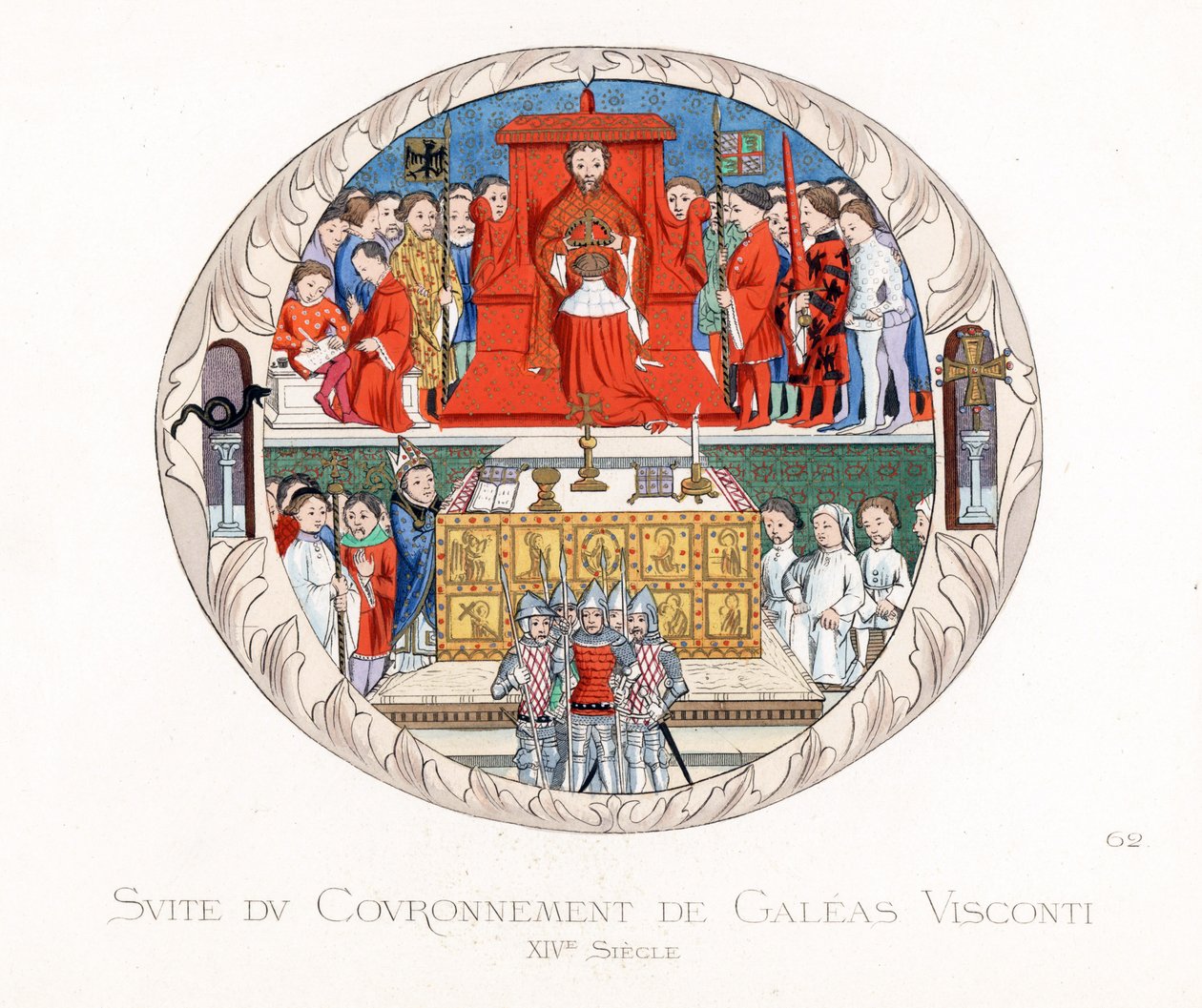 A coroação de Jean Galeas Visconti (Gian Galeazzo Viscontipolish autorstwa Paolo Mercuri