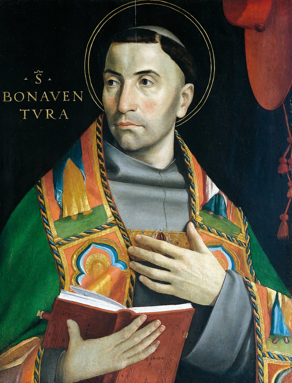 Św. Bonawentura (1221-74) autorstwa Paolo Morando Cavazzola