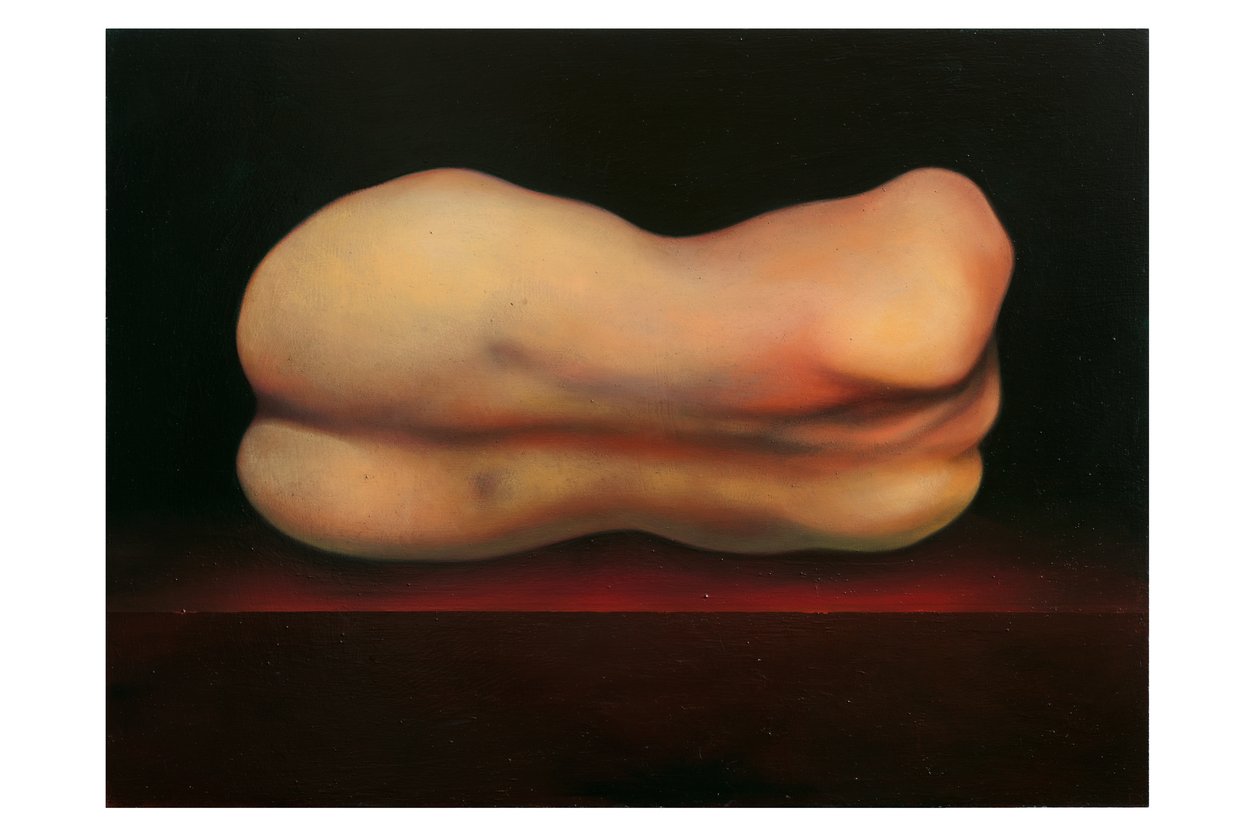 Bez tytułu, 2019 (olej na płycie drewnianej) autorstwa Paolo Perfranceschi
