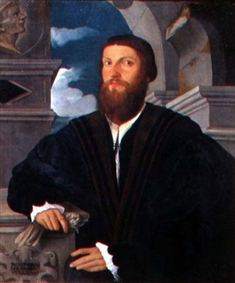 Portret lekarza Coignatiego, ok.1534 autorstwa Paolo Pino or Pini