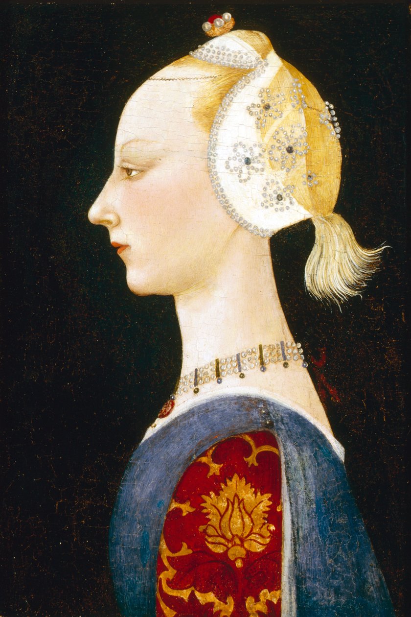 Młoda Dama Mody, 1462-1465 autorstwa Paolo Uccello