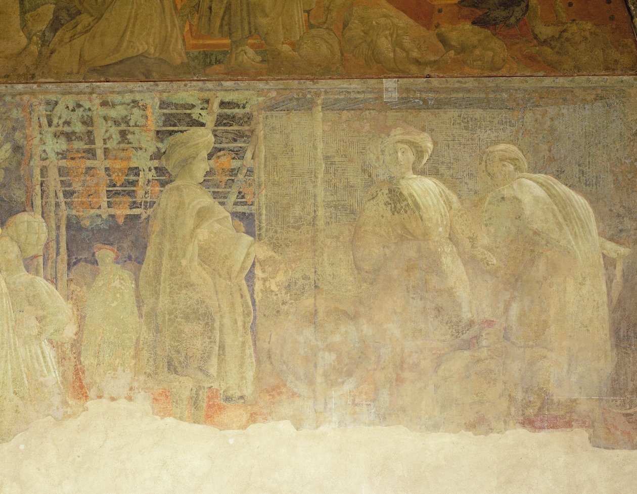 Fragment „Zielonej Drogi Krzyżowej” (fresk) autorstwa Paolo Uccello