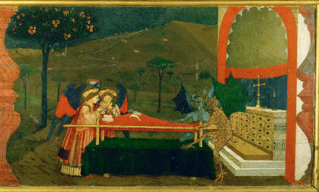 Bezczeszczenie hostii ... autorstwa Paolo Uccello