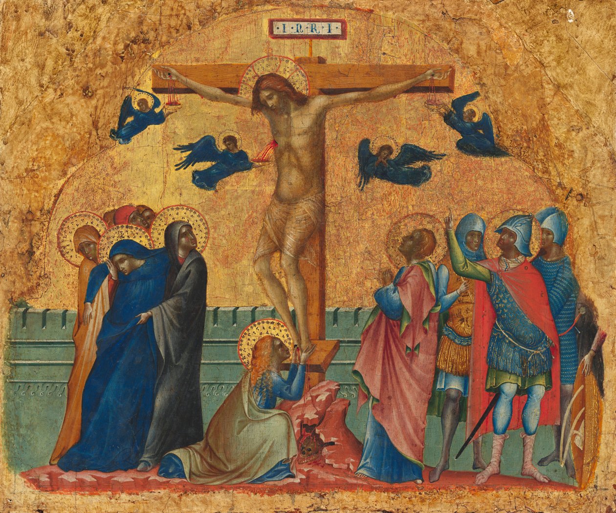 Ukrzyżowanie, c. 13401345. autorstwa Paolo Veneziano