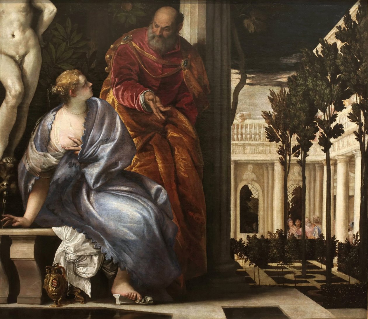 Batszeba w Jej Wannie, ca. 1575. autorstwa Paolo Veronese