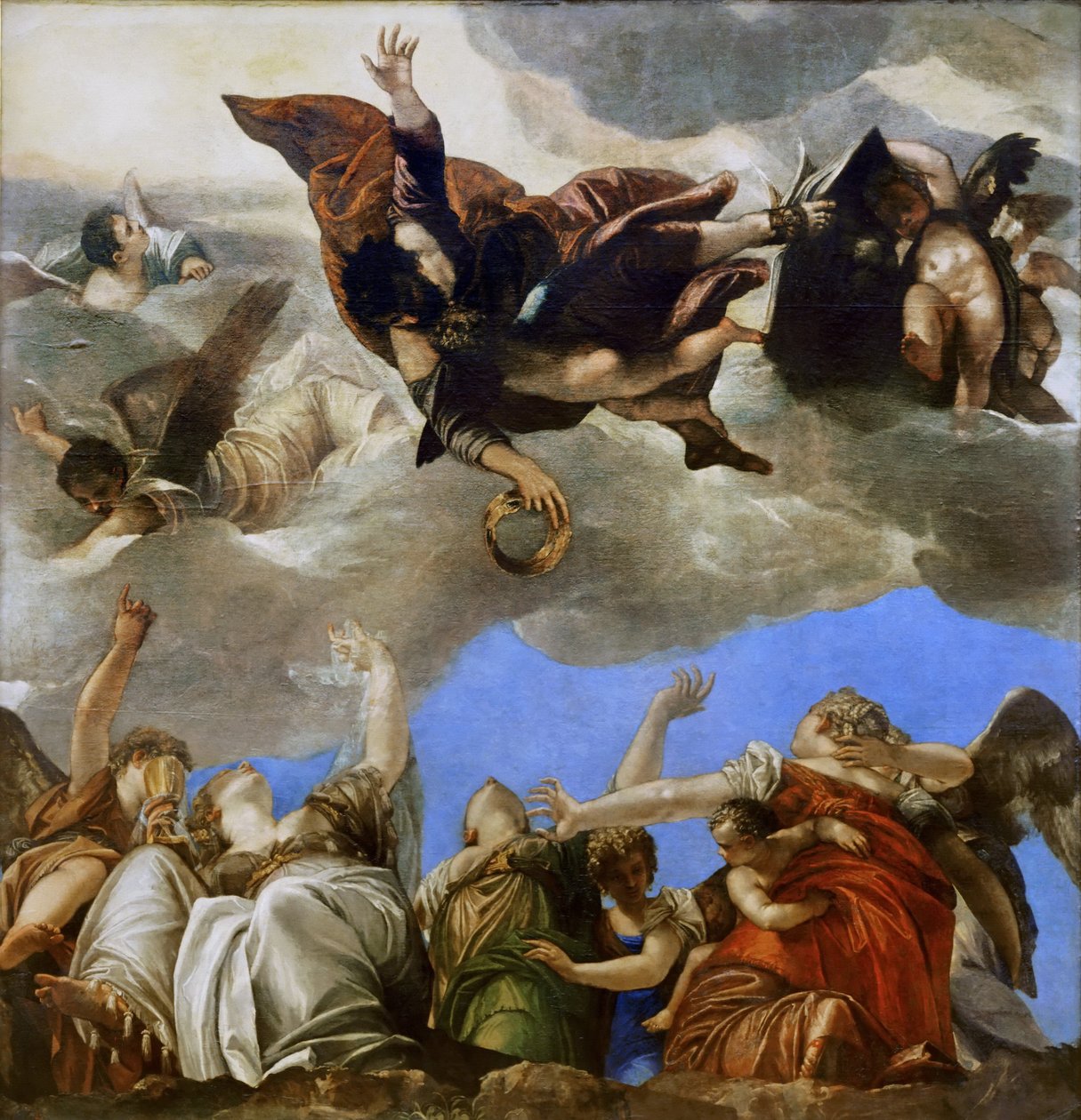 Św. Marek nagradzający cnoty teologalne autorstwa Paolo Veronese