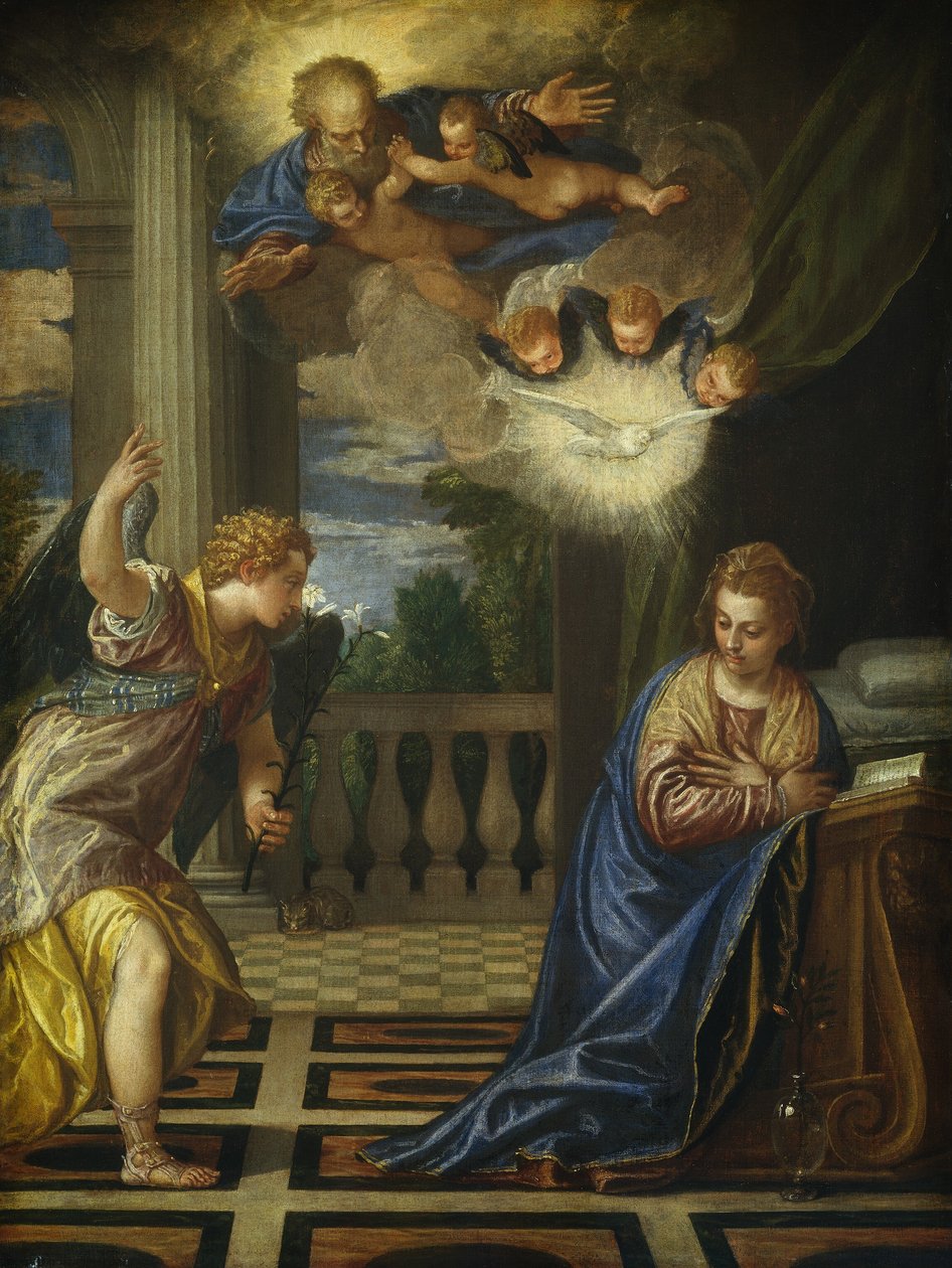 Zwiastowanie, c. 15831584 autorstwa Paolo Veronese