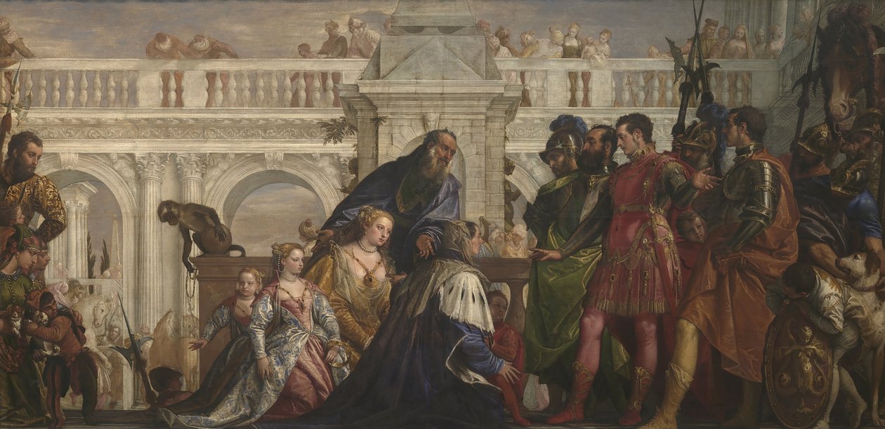 Rodzina Dariusza przed Aleksandrem, c. 1565 autorstwa Paolo Veronese