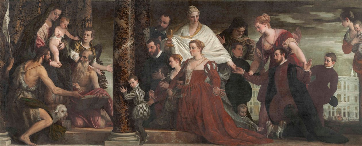 Madonna rodziny Cuccina autorstwa Paolo Veronese