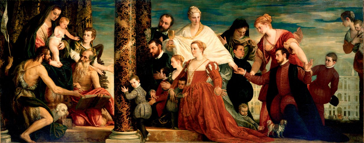 Madonna rodziny Cuccina, ok. 1571-1572 autorstwa Paolo Veronese
