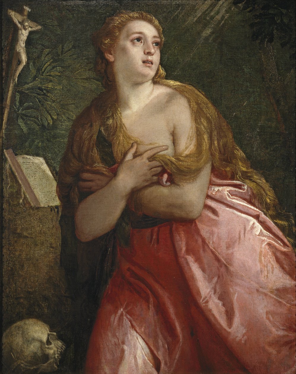 Skruszona Maria Magdalena, 1583 autorstwa Paolo Veronese