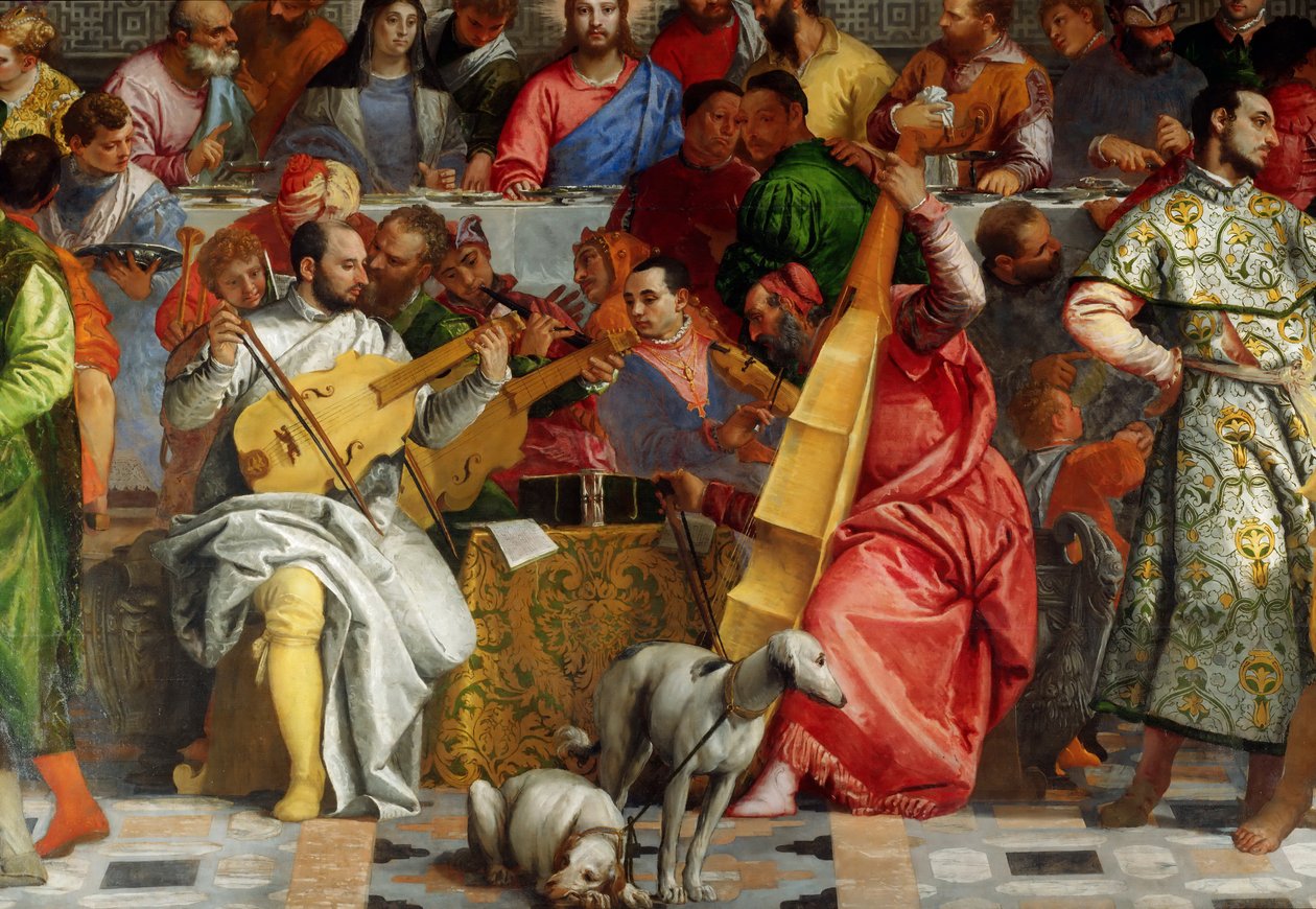Uczta weselna w Cana Detail autorstwa Paolo Veronese