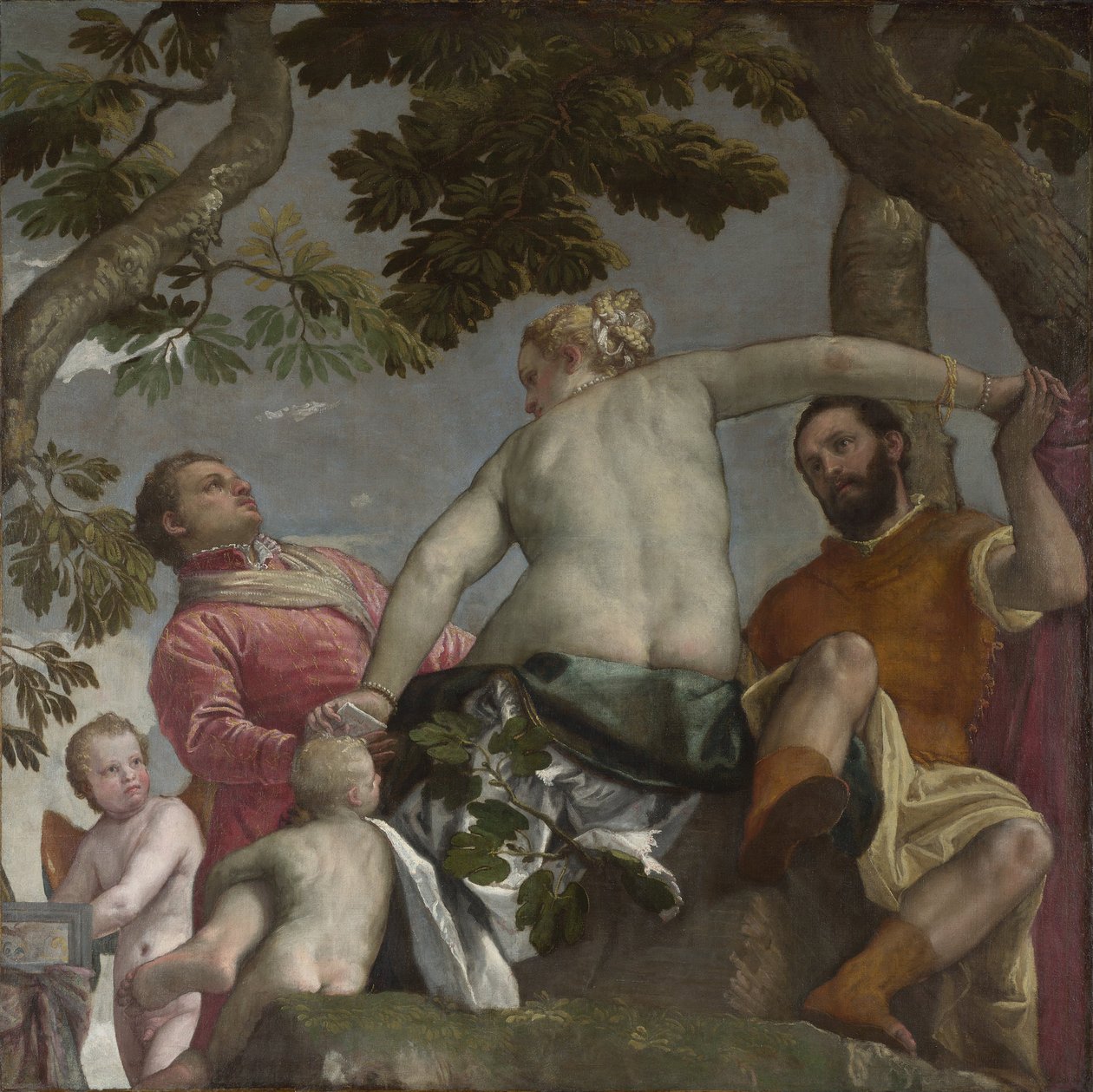 Niewierność z czterech alegorii miłości, 1575 autorstwa Paolo Veronese