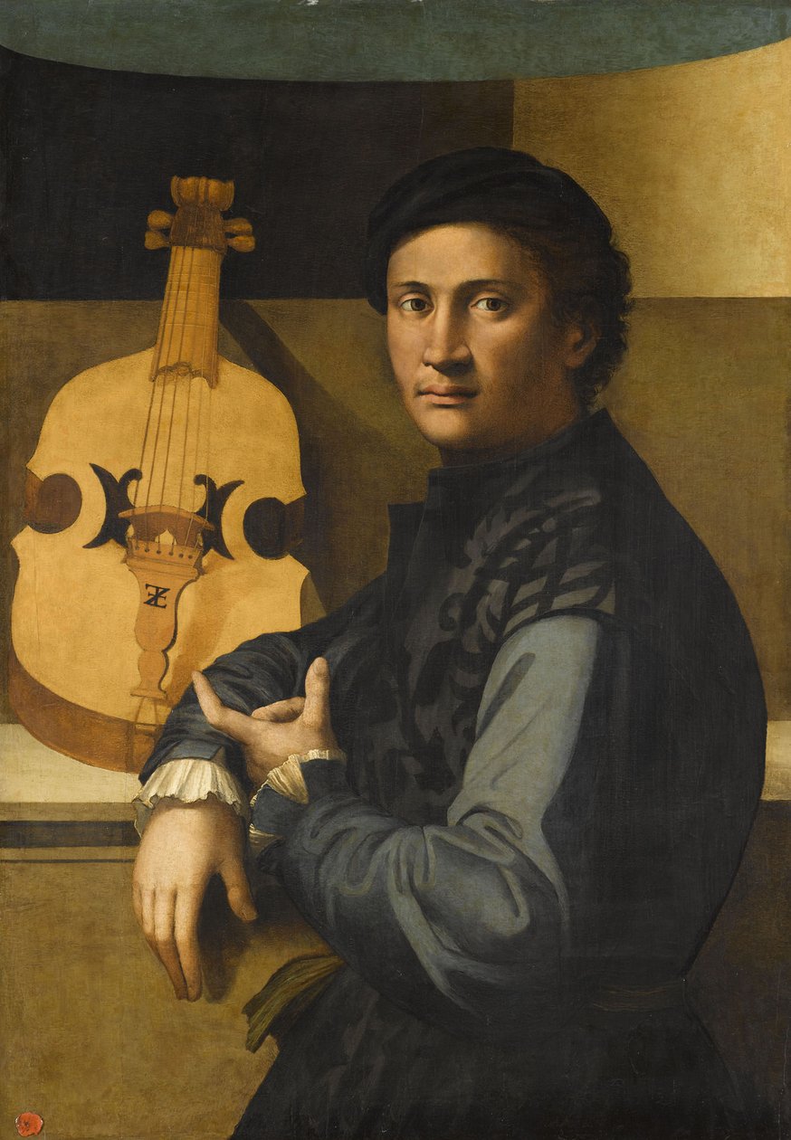 Portret altowiolisty autorstwa Paolo Zacchia the Elder