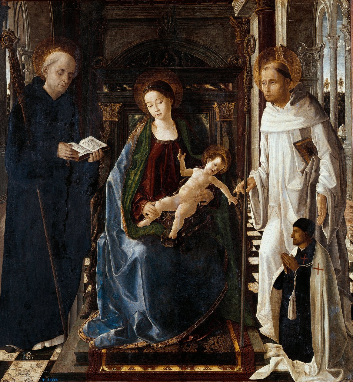 Dziewica Rycerza Montesa autorstwa Paolo de San Leocadio