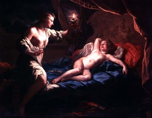 Kupidyn i Psyche autorstwa Paolo di Matteis