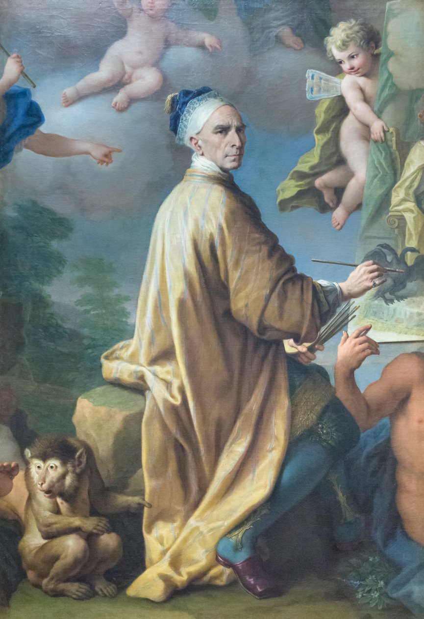 Autoportret, post 1714, Paolo de Matteis (olej na płótnie) autorstwa Paolo di Matteis