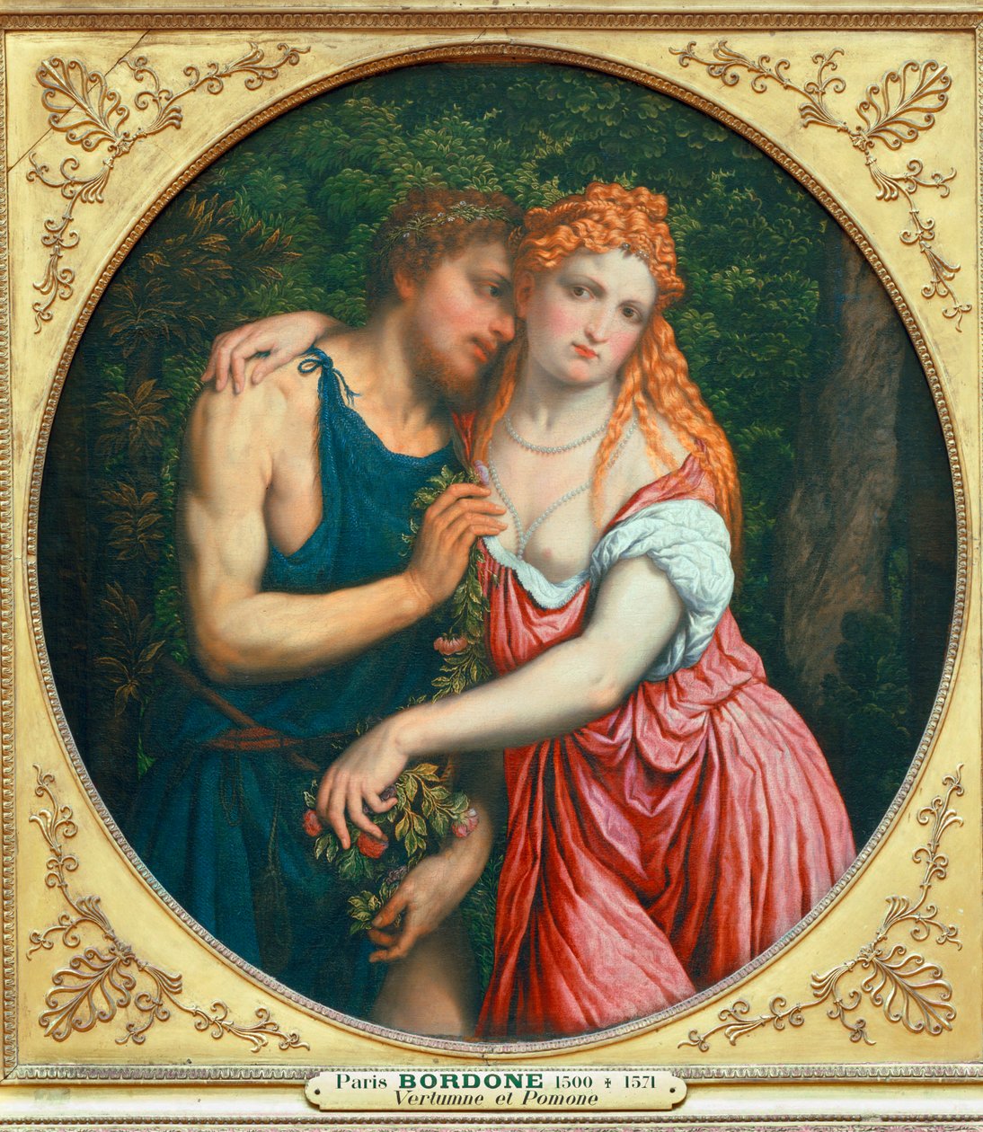 Mitologiczna para - Mitologiczna para ... autorstwa Paris Bordone