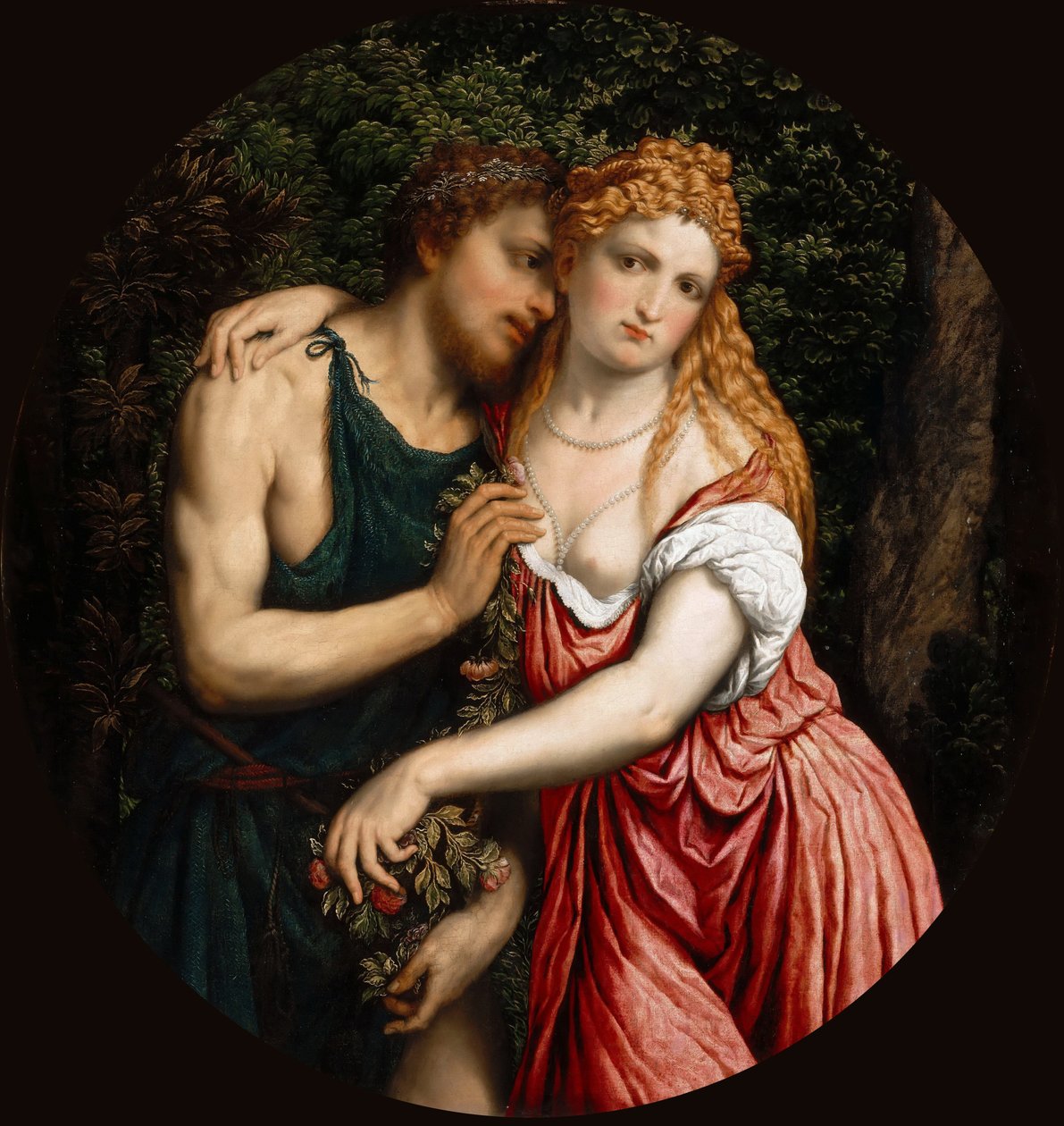 Para mitologiczna, ok. 1540. autorstwa Paris Bordone
