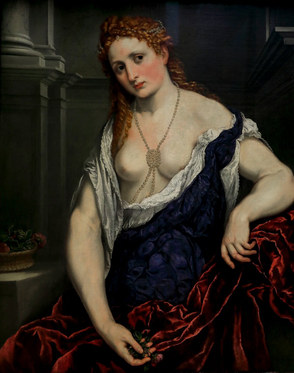 Flora, rzymska bogini wiosny autorstwa Paris Bordone