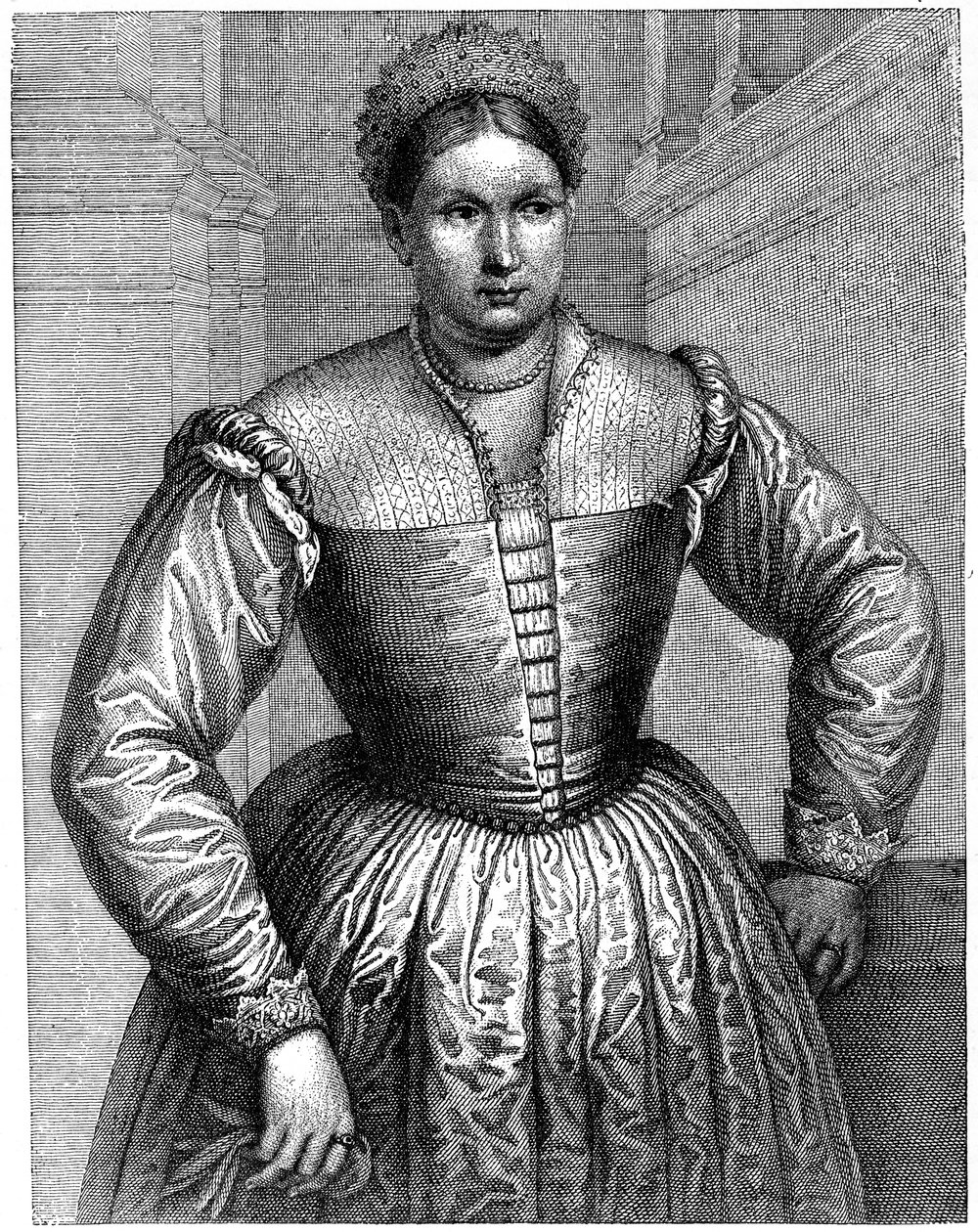 Pielęgniarka rodziny Medici, 1882. autorstwa Paris Bordone