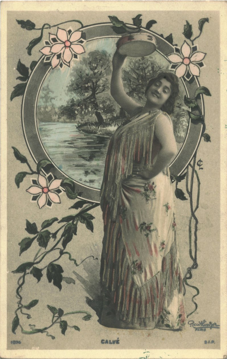 Emma Calve jako Carmen autorstwa Paris Photo studio Reutlinger
