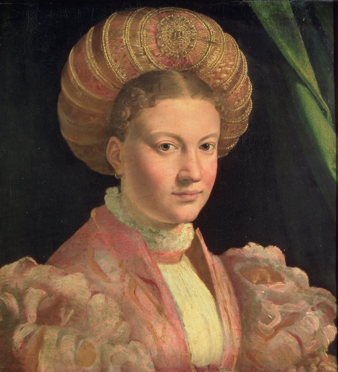 Portret młodej kobiety, prawdopodobnie hrabiny Gozzadini, ok. 1530 (panel) autorstwa Parmigianino