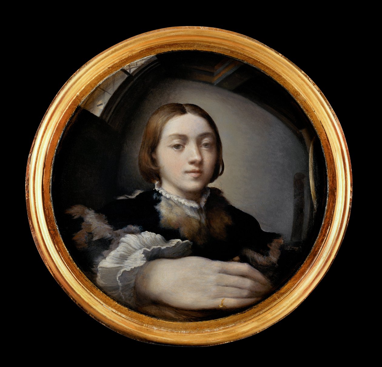 Autoportret w lustrze autorstwa Parmigianino
