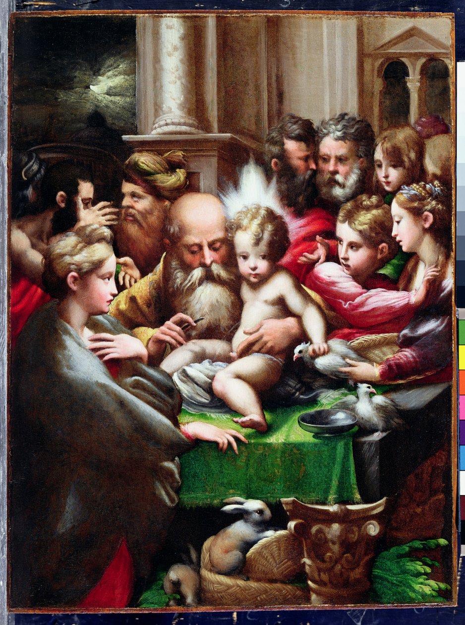 Obrzezanie, ok. 1523 autorstwa Parmigianino