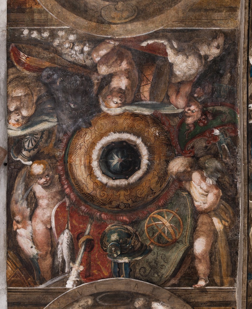 Putti, detal, ok. 1523 (świeży) autorstwa Parmigianino