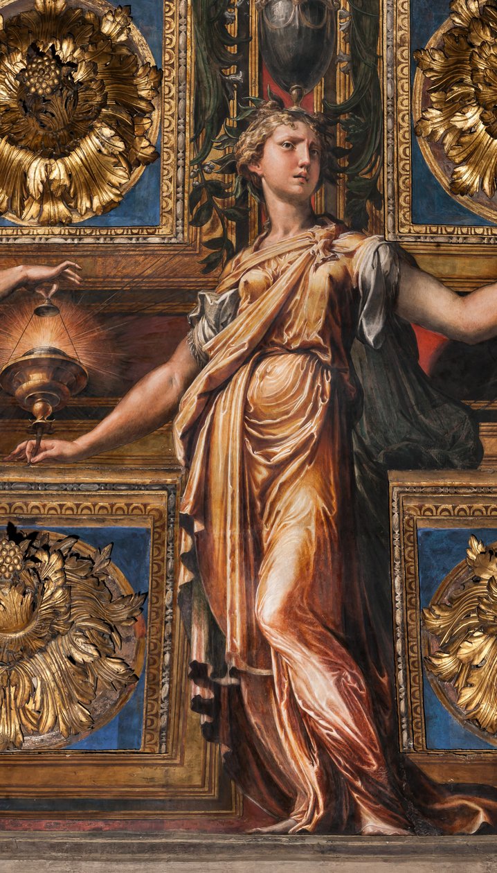 Trzy mądre panny i trzy głupie dziewice autorstwa Parmigianino