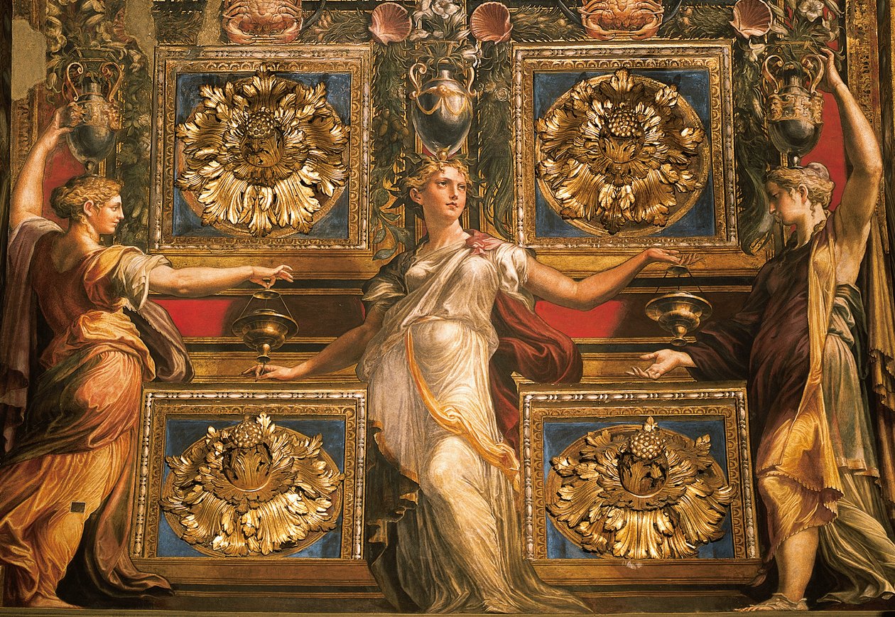 Trzy głupie dziewice, Francesco Mazzola, znany jako Parmigianino autorstwa Parmigianino